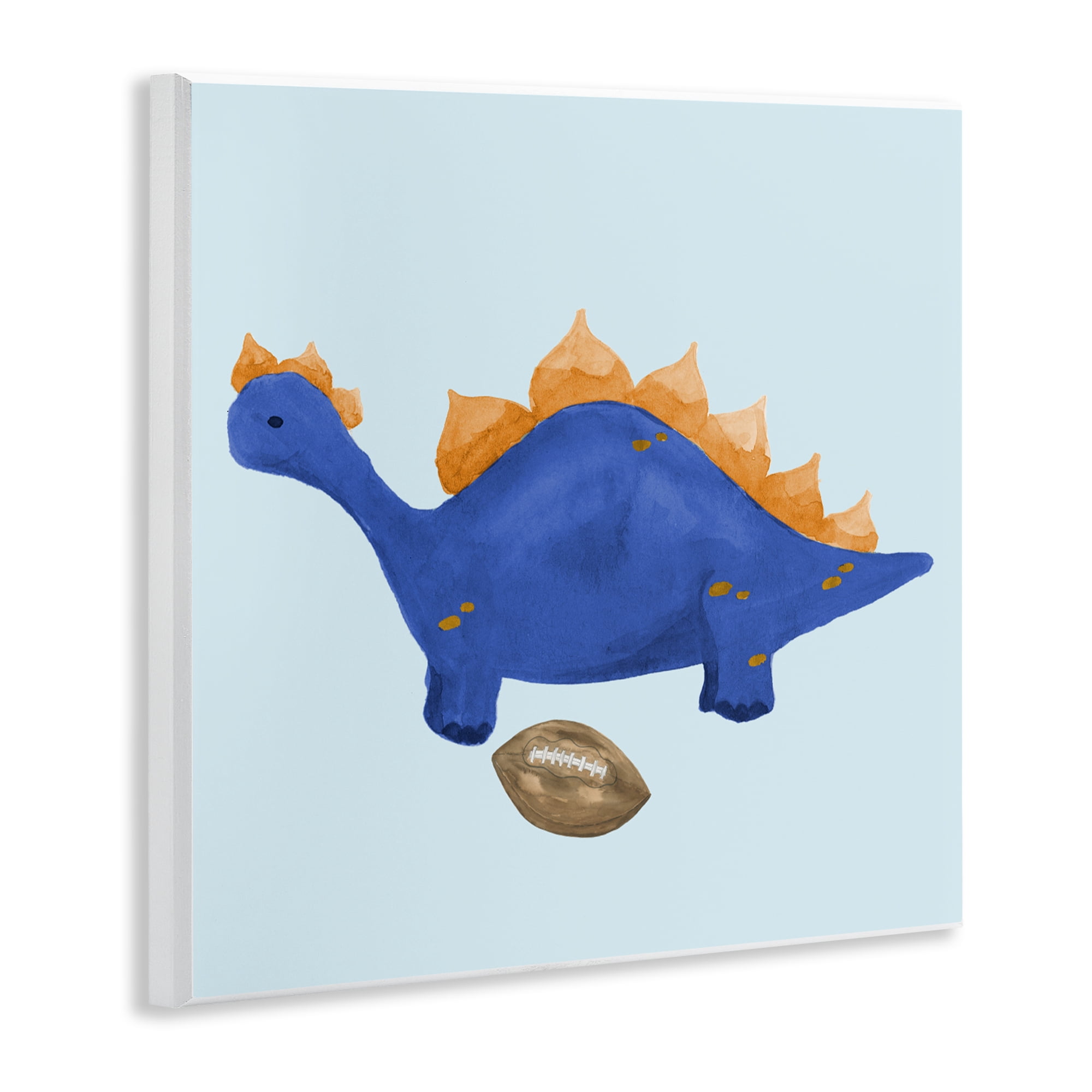 Stupell Industries Sporty Baby Dino Wall Plaque Art, design by Lucille Price