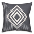 thumbnail image 2 of Creative Products Southwest Diamond 18 x 18 Spun Poly Pillow, 2 of 3