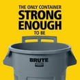 thumbnail image 3 of Rubbermaid Wheeled Brute 44 Gallon Resin Garbage Can, Trash Can-Indoor Outdoor, Durable & Strong, 3 of 7