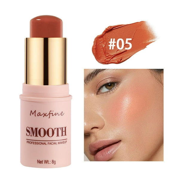 MAXFINE Blush Stick Rubor en barra multiusos Modelador de color y rubor natural residual versátil 8 g Una lata