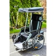 PediCruiser Foldable Adult Bike Trailer, Single Pull Behind Stroller