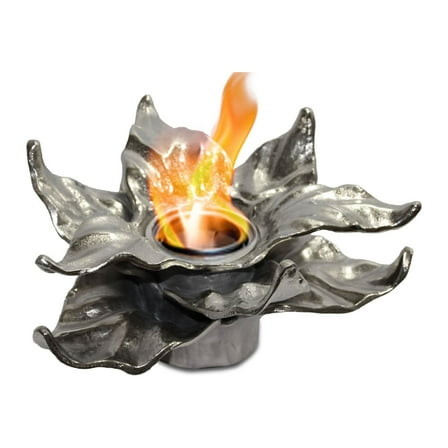 Anywhere Fireplace 90226 Heathcote Indoor and Outdoor Gel Fuel Fireplace, Silver