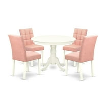 East West Furniture 5 Piece Kitchen Table Set consists A Dinner Table