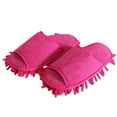 thumbnail image 2 of Jumpingount 1 par de zapatillas para hombre y mujer, zapatillas de limpieza de suelo para dormitorio, cocina, zapatillas absorbentes de agua, Calzado Rosa roja, 2 of 5