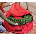 thumbnail image 3 of 36in 2-in-1 Christmas Wreath and Garland Storage Bag, 3 of 6