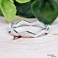 thumbnail image 3 of SS DESIGNS Zig Zag Wavy Thumb Ring for Women s, 925 Sterling Silver Midi Finger Ring, Unique Minimalist Wave Stacking Ring Gift, 3 of 5