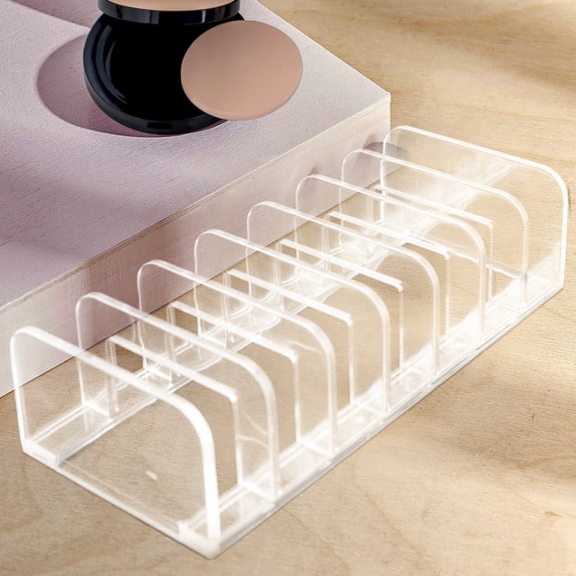 AURARMLET Empty Eyeshadow Palette Bulk Transparent PS Storage 1Pcs for Bathroom Vanity