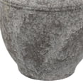 thumbnail image 3 of Accent Vase, Antique Brown Gray Ceramic, Modern Pot Shape, 16 Inch, 3 of 6