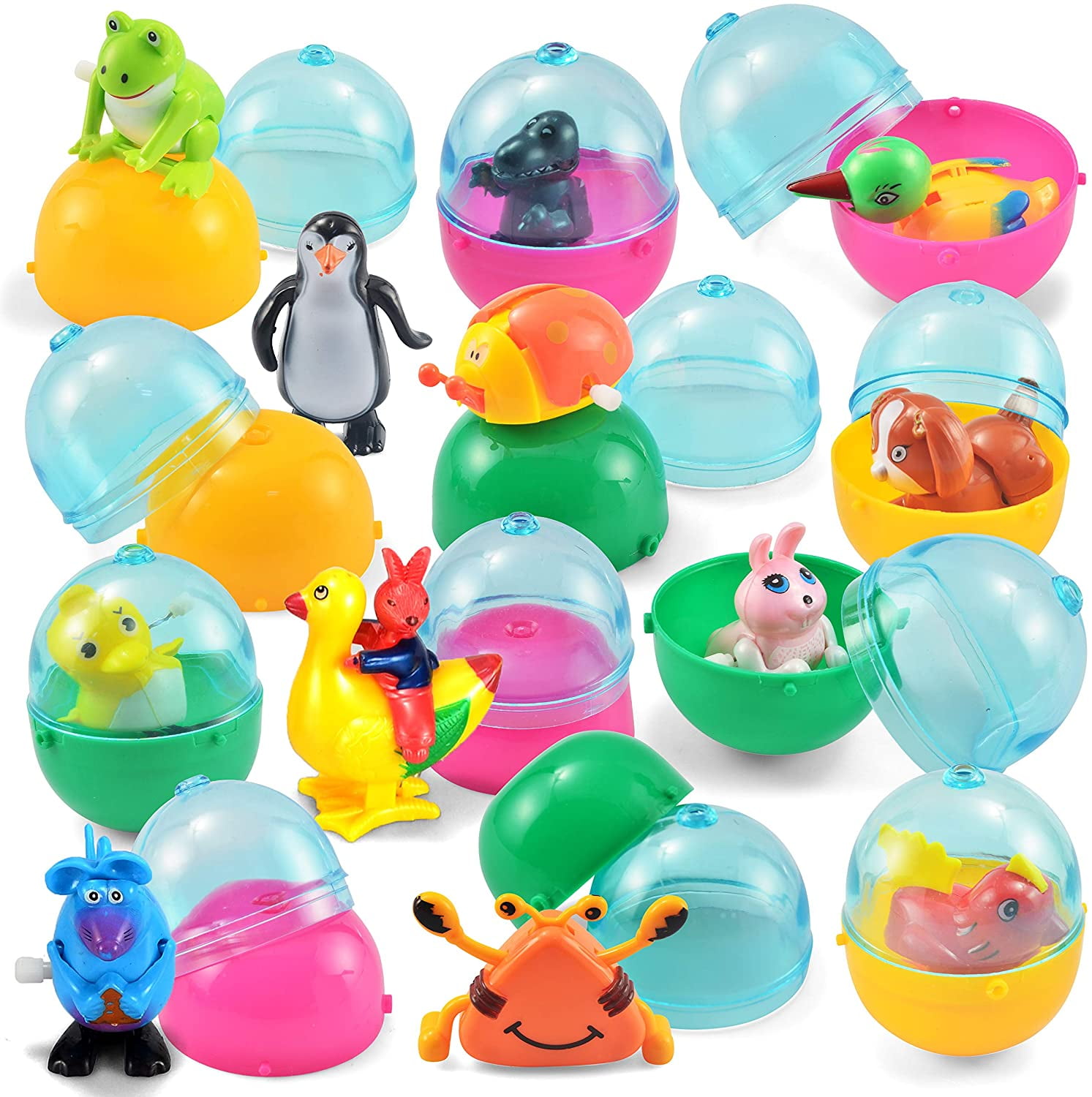 Educational Toys Learning Toys Easter Gifts for Kid and Toddlers’ Preschool Games JOYIN 12 Packs Matching Easter Eggs with Eggs Holder Dinosaur 