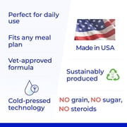 Pet Probiotics for Dogs & Digestive Enzymes for Dogs | Gut Health & Digestive Function Support | Pumpkin & Omega | Diarrhea, Seasonal Allergies & Itching | Prebiotic Supplement Chews