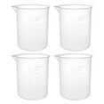 thumbnail image 1 of 4 Piezas de Tazas Medidoras Laboratorio PP Beakers Graduados 150ml, 1 of 6