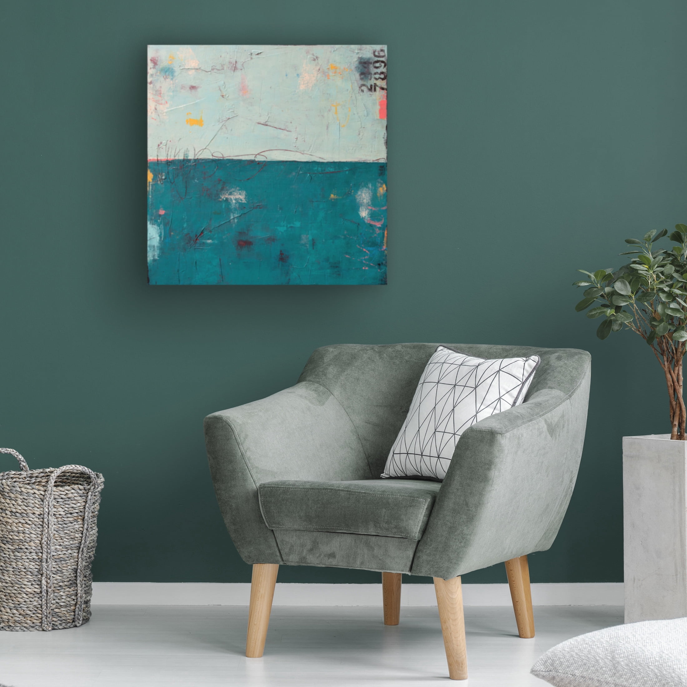 Trademark Fine Art Erin Ashley Blue Bay Hideaway Canvas Wall Art