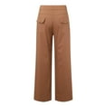 thumbnail image 6 of MQLKF Twill Cropped Wide Leg Pant Plus Size Wide Leg Petite Crop Trousers Stretch Capri Jeans Ankle Denim Pants Women Lightweight Loose Regular Women's Sweatpants, 6 of 8