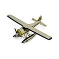 thumbnail image 3 of Contemporary Home Living 14" White and Yellow Sea Propeller Plane Tabletop Decoration, 3 of 8