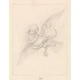 thumbnail image 2 of Samuel Howitt 12x14 Black Ornate Wood Framed Double Matted Museum Art Print Titled: Raven and Snake (ca. 1813), 2 of 5
