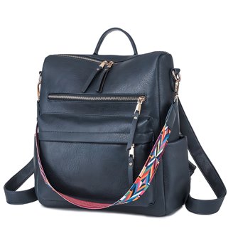 UTO Fashion Backpack Purse for Women Vegan Leather Ladies  display picture 1
