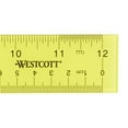 thumbnail image 4 of Westcott 12" Transparent Green Acrylic Ruler, Imperial, 1 Each Not Bulk, Elementary Level., 4 of 7