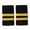 Gold Two bars, variant on Yokua 2pcs Militaries Epaulettes Professional Uniform Epaulettes Elegant Epaulet