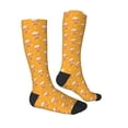 thumbnail image 3 of Picia Women Crew Soft Moisture-wicking Socks Cute Popcorn Pattern Design Cotton Socks, One Size fit All, 3 of 9