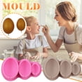 thumbnail image 1 of Xihbxyly Molde para Pastel de Fondant de Pascua, Apto para Chocolate, Apto para Horno, Fácil de Limpiar, Multiusos para Pasteles, Pudines, Gelatinas, Cubitos de Hielo, Microondas y Refrigerador. Tama, 1 of 3