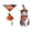 D, variant on Kiddiway Halloween Hat and Bandana Costume – Accessory Set for Dogs and Cats, Perfect for Halloween Decor, Celebrations, and Trick-or-Treat Photos,A