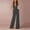Black Boho Pants for Women, variant on Women's Solid Color Pants Comfy One Piece Bib Overalls Casual Loose Flowy Jumpsuits Wide Leg Beach Trousers with Pockets Summer Trousers Long Palazzo Pants Green XL