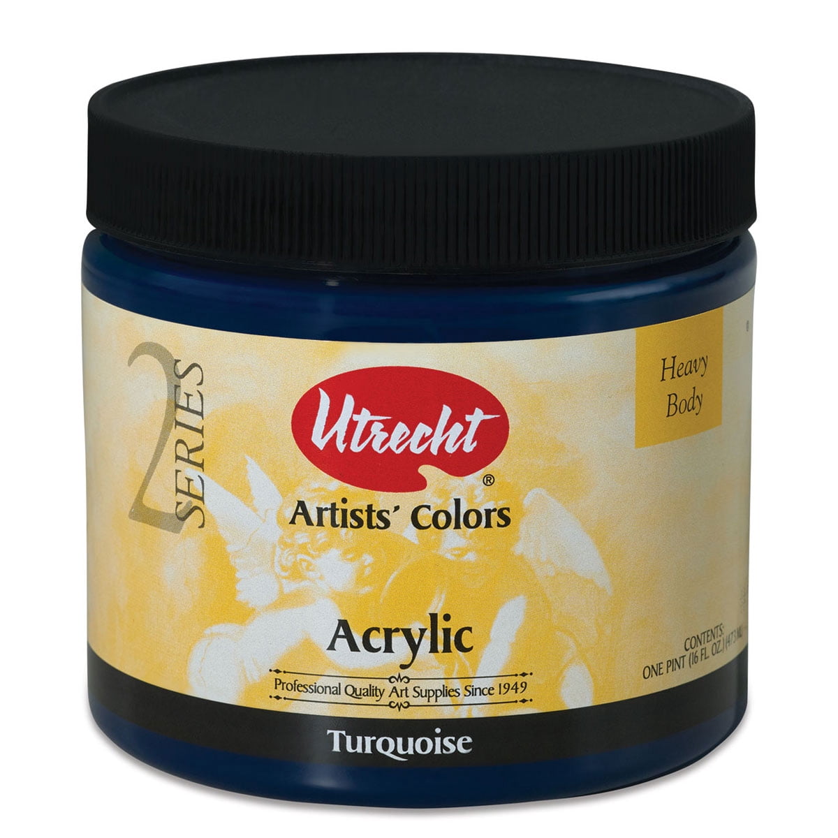Utrecht Artists' Acrylic Paint - Turquoise, Pint