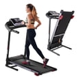 thumbnail image 1 of Caminadora Eléctrica Plegable SereneLife, Máquina de Ejercicio Inteligente Compacta, con Pantalla Digital, Sincronización App Bluetooth, Inclinación Manual, para Caminar, Correr, Gimnasio, 1 of 7
