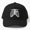 Black, variant on American at Heart Baseball Cap, Rib Cage Proud American Statement Design, Classic Hat