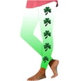 thumbnail image 3 of DDAPJ pyju St. Patrick's Day Leggings for Women Novelty Holiday Party Tights Stretchy High Waisted Casual Yoga Pants Birthday Gifts Green S, 3 of 5