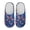 Colorful Bats, variant on Pink Bats Spider Web Indoor Slippers Soft Plush Fuzzy Comfy Non Slip House Shoes Warm Cozy Memory Foam Sole Lightweight For Women Men