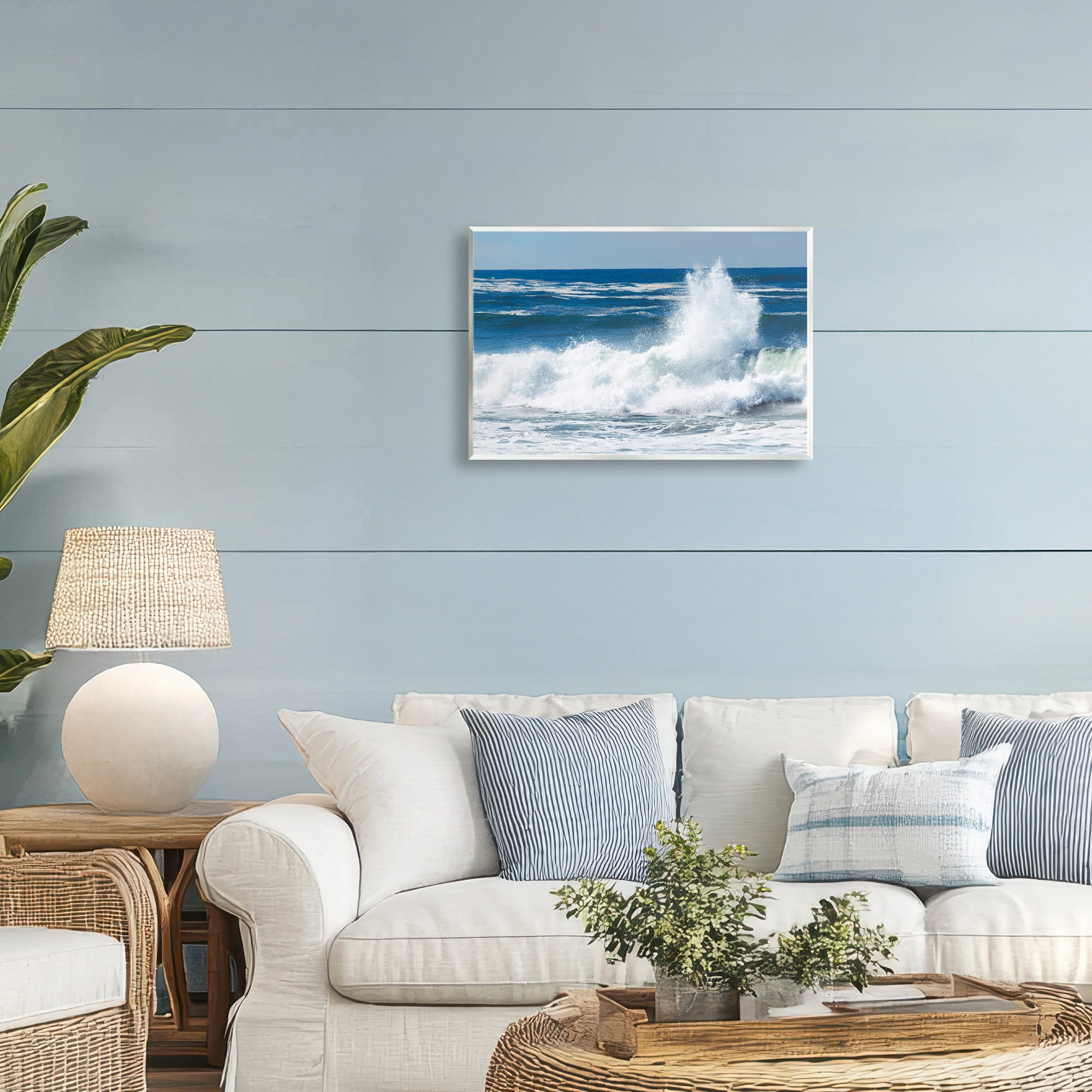 Stupell Industries Crashing Waves Splash Wall Plaque Art, design by JLM Photographs