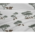 thumbnail image 4 of oneOone Polyester Lycra Fabric Tree & Animals Ikat Print Fabric By Yard 56 Inch Wide, 4 of 4