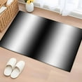 thumbnail image 2 of Black White 2'x3' Rug, Gradient Gray Monochrome Minimalist Stripe Non-Slip Soft Doormat Area Rugs for Entrance Bathroom Bedsides, Carpet for Kitchen Bedroom, Entryway Floor Mat, 2 of 9