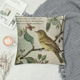 thumbnail image 2 of Creowell Beige Vintage Throw Pillow Covers Rustic Farmhouse  Bird  Pillow Covers Couch Decorative Square Pillow Cushion Cases for Living Room Sofa Bed Outdoor Home Decor, 2 of 5