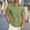 Green, variant on Dianli Gifts Summer Fitness Men's Crew Neck and Turn-Down Collar Short Sleeve Pocket T-Shirt Casual Business Fitness Solid Color Retro Breathable Quick-Dry Cotton-Blend Tee Summer Fitness