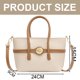 thumbnail image 2 of Nuevo bolso de hombro de moda, bolso de mano de cuero de PU, bolso de hombro tipo sobre, color blanco cremoso, 2 of 6
