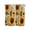 Yellow, variant on Navy Blue Golden Marble Kitchen Curtains 45 Inches length, Modern Abstract Marble Flow Window Treatment Curtain Drapes, Lightweight Window Panels for Living Room Bedroom, 52"x45", 2 Panels