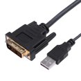 thumbnail image 3 of 2 Port USB2.0 DVI KVM Switcher Switch Box USB2.0 DVI KVM Switcher 2 in 1 Audio Video Cable Keyboard Mouse HD Monitor KVM Switch, 3 of 9