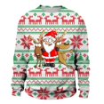 Hfolob Men's Fashion Hoodies Casual Christmas Autumn Winter Vacation