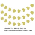 thumbnail image 4 of 1 Set Heart Garland Party Decoration Valentines Day Decor Romantic Hanging with Pre-string Design Celebration Accessory Gold, 4 of 6