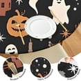 thumbnail image 4 of Autumn Halloween Scene Pattern Round Fitted Tablecloth with Elastic Edge,Dining Table Cover Waterproof,Outdoor Round Tablecloth for Camping,Dining,Indoor and Outdoor, 4 of 7