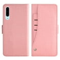 thumbnail image 4 of Huawei P30 Wallet Case Huawei P30 Cover Premium PU Leather Folio Flip Notebook Cover Vogue Business with Credit Slots Wallet Case for Huawei P30 - Pink, 4 of 5