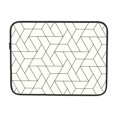 thumbnail image 7 of Simple Triangular Grid 17 inch Portable Laptop Sleeve Compatible with MacBook Air Notebook Computer Case for Men Women College School Students, 7 of 7