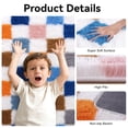 thumbnail image 6 of ZENELESS 8x10 Fluffy Rug for Living Room,Multicolor Checkered Shaggy Soft Anti-Skid High Pile Carpet for Boys Girls Teen Room Dorm Home Decor, 6 of 7