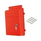 thumbnail image 4 of Buzón de pared de apertura amplia con llave y cerradura. Sugerencia de buzón con cerradura. Rojo, 4 of 9