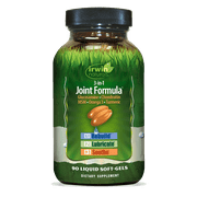Irwin Naturals 3-in-1 Joint Formula - Joint Support with Glucosamine, Chondroitin & Turmeric - 90 Liquid Soft-Gels