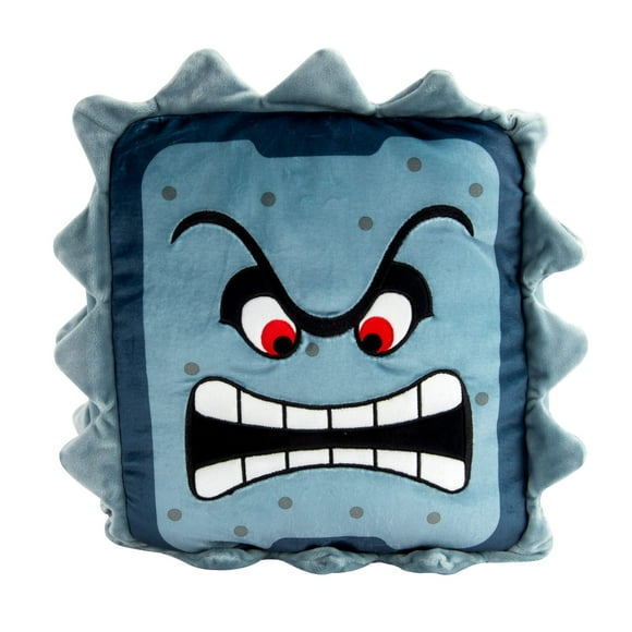 Club Mocchi- Mocchi- Super Mario Thwomp Peluche Méga, 15 Pouces