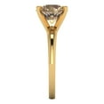 thumbnail image 3 of Solitaire Engagement Ring for Women - 2.5ct Yellow Moissanite in 14K Yellow Gold Promise Ring, 3 of 5