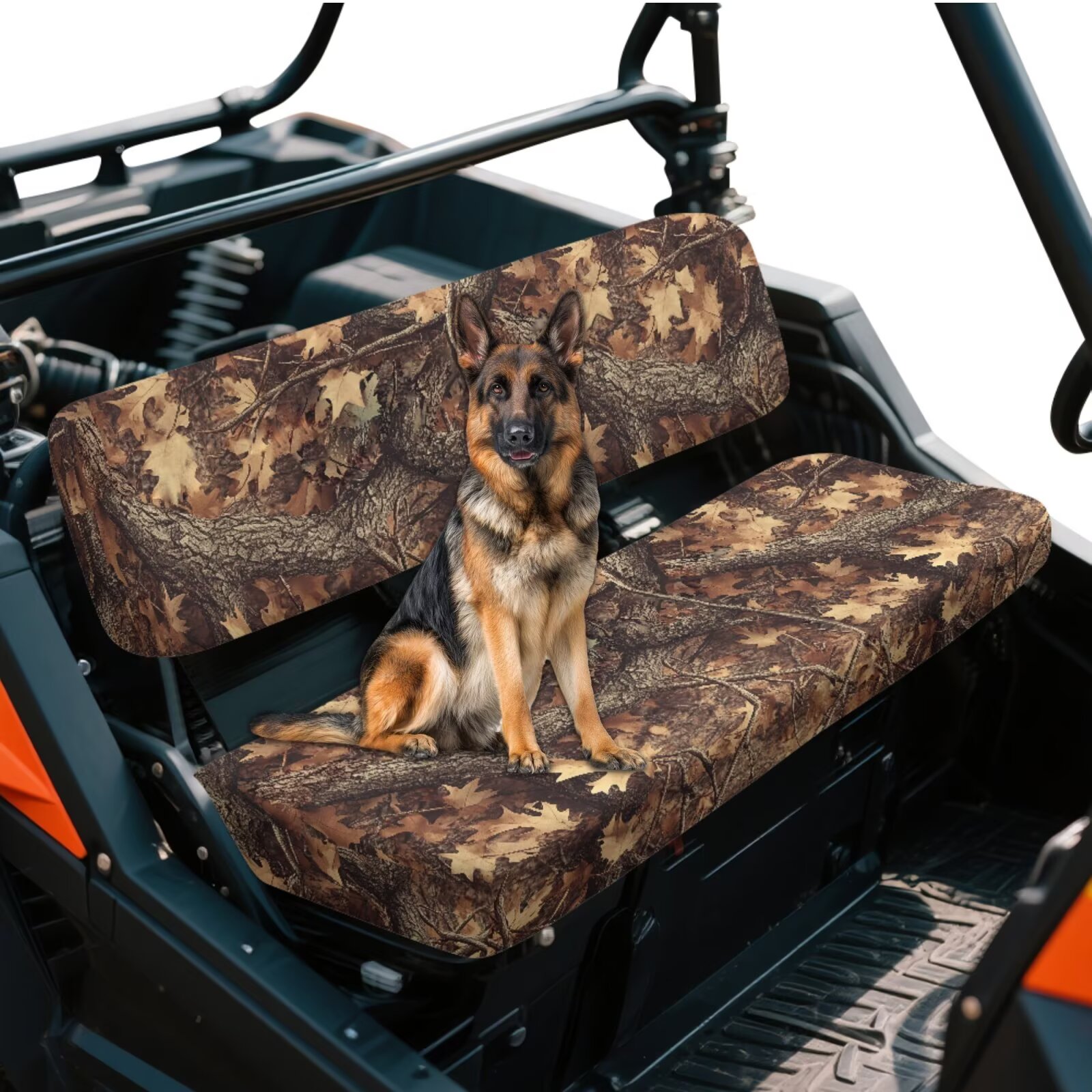 Uorisanigo UTV Seat Cover Compatible with 3010 Diesel 4x4 2003-2008, Scratch Resistance Camo Hunting Print Mule Seat Cushion Mud/Dirt Protection UTV Bench Seats Cover Accessories